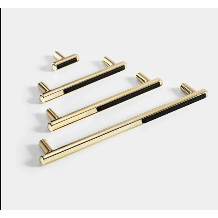 Gold Kitchen Cabinet Handles Zinc Alloy