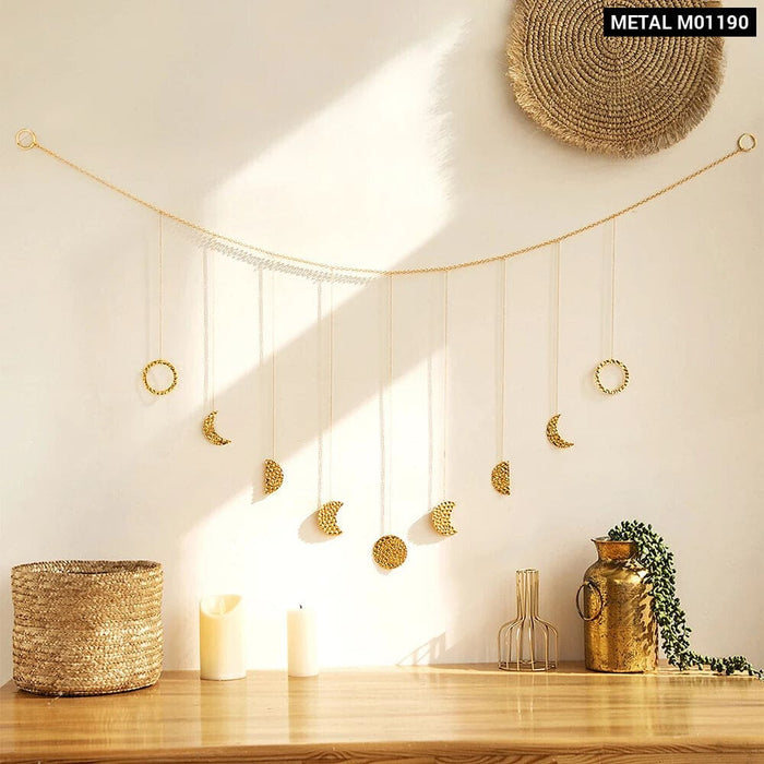 Gold Moon Phase Wall Decor