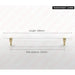 Gold t Bar Cabinet Handles For Furniture