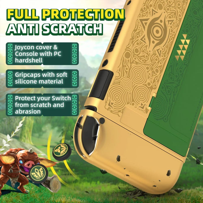 Golden-green Games Protective Case Cover Accessories