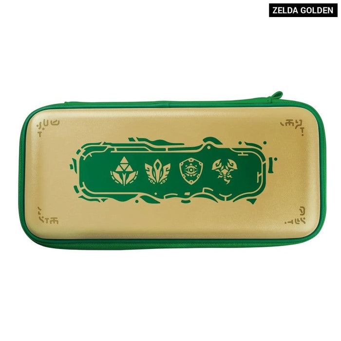 Golden-green Eva Storage Bag Console Carry Case Compatible