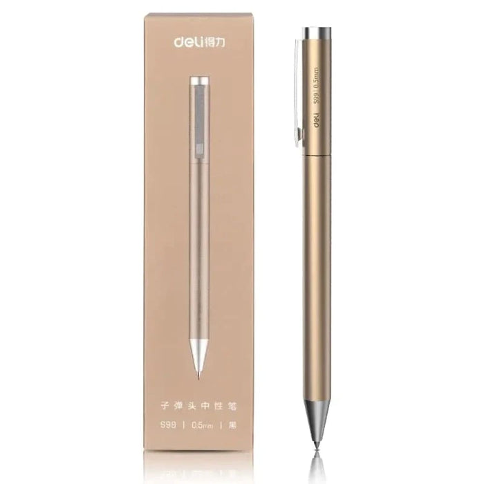 Golden Metal Gel Pen High Quality Signing For Office