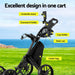 Golf Buggy Foldable Trolley Cart Wheels Umbrella Bottle