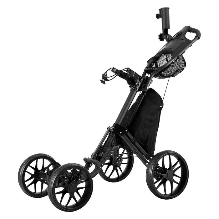 Golf Buggy Foldable Trolley Cart Wheels Umbrella Bottle