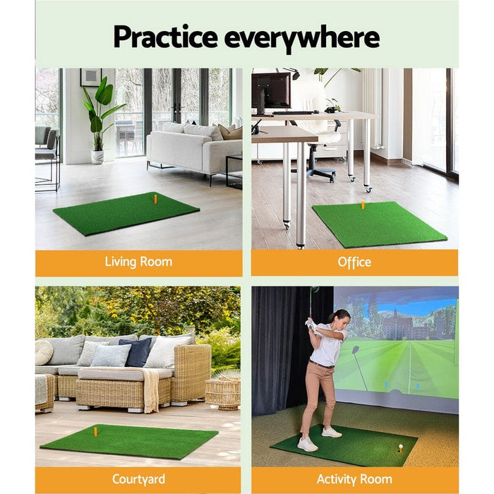 Goslash Picks Golf Hitting Mat Portable Driving Range