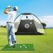 Goslash Picks Golf Practice Net And Training Mat Set Cage