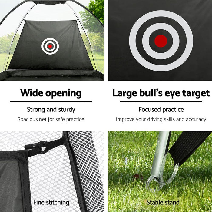 Goslash Picks Golf Practice Net And Training Mat Set Cage