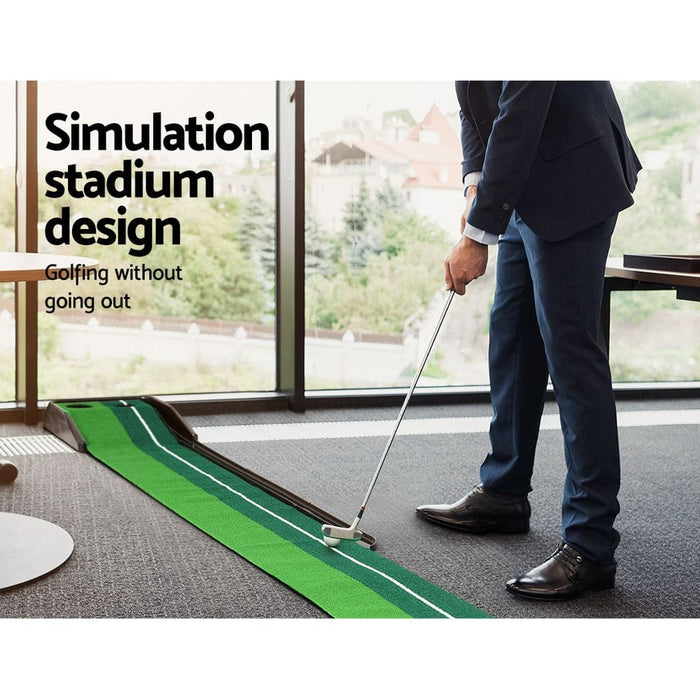 3m Golf Putting Mat Practice Putter Indoor Outdoor Training