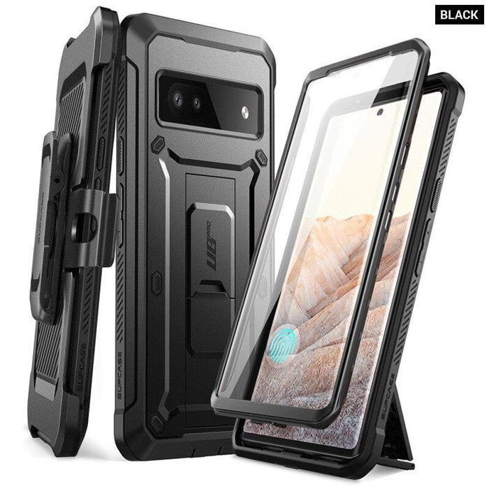 For Google Pixel 7a Case Pro Full-body Rugged Belt-clip &