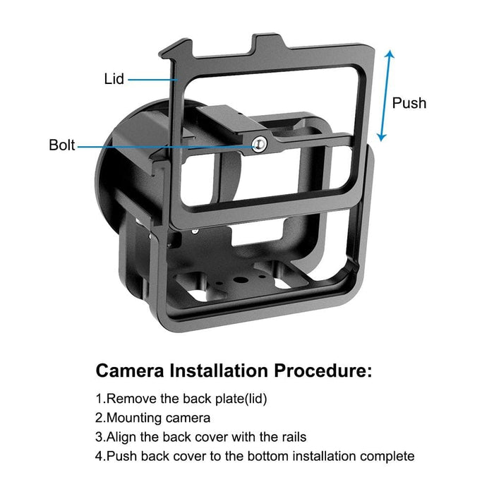 Gopro Hero12/11/10/9 Thicken Housing Shell With Insurance