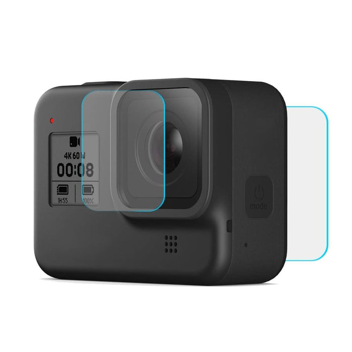 Gopro Hero8 Lens Lcd Display 9h 2.5d Tempe Glass Film