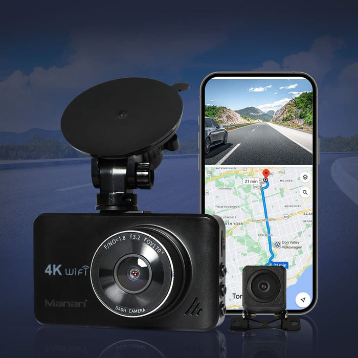 Goslash Picks 4k Car Dash Camera Front And Rear Dual Wifi