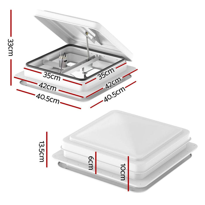 Goslash Picks Caravan Roof Vent Fan Air Exhaust Hatch 12v