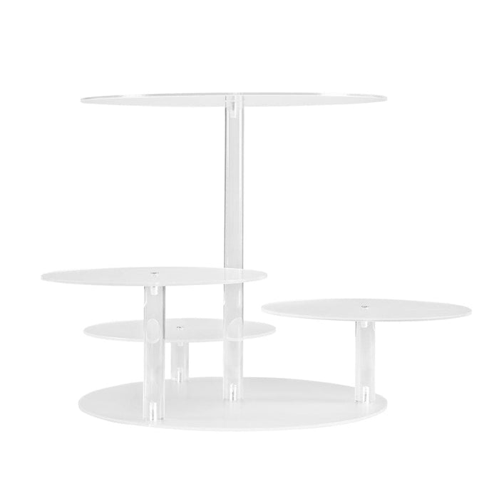 Goslash Picks Chef Cake Stand 5 Tiers Acrylic Holder