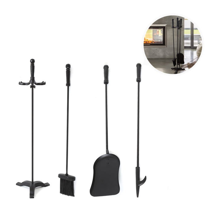 Goslash Picks Fireplace Tool Set 4 Pc Fire