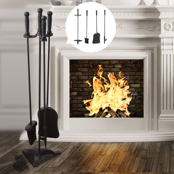 Goslash Picks Fireplace Tool Set 4 Pc Fire