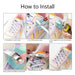 Gradient Elastic Sneakers Diamond Cross Without Ties Shoe