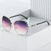 Gradient Rimless Sunglasses For Summer Beach Party Uv400