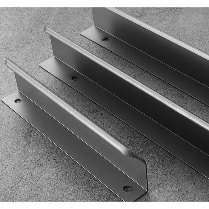 Gray Hidden Cabinet Handles For Drawers And Wardrobes