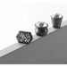 Gray Zinc Alloy Cabinet Knobs And Handles For Kitchen