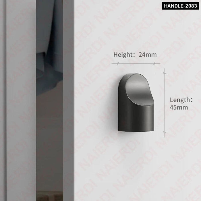 Gray Zinc Alloy Cabinet Knobs And Handles For Kitchen