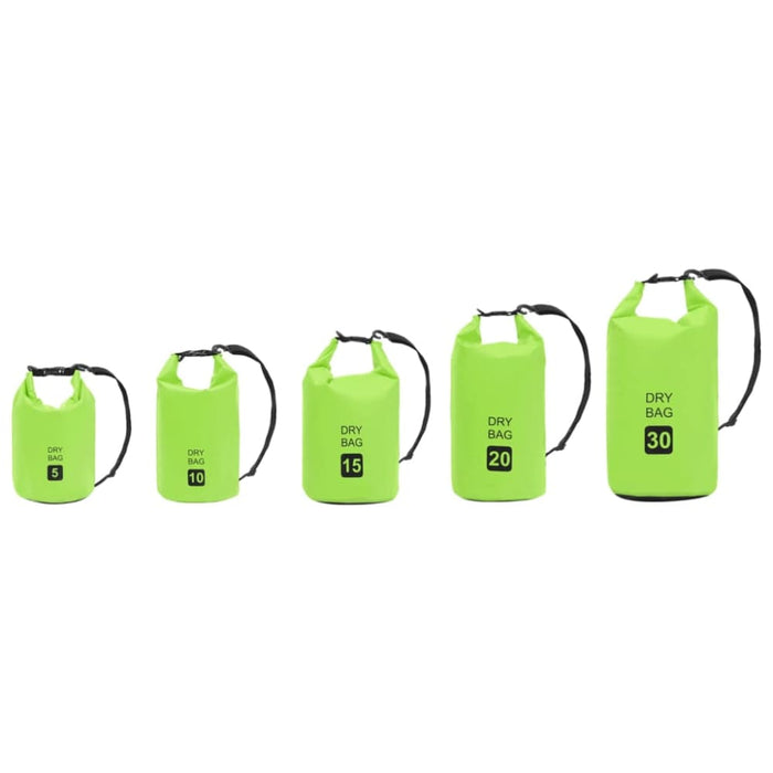 Dry Bag Green 20 l Pvc