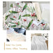 Green Leaf Bed Blanket Plant Nature Throw Watercolour