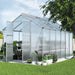 Greenfingers Aluminium Greenhouse Green House Garden Shed