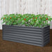 Greenfingers Garden Bed 240x80x77cm Galvanised Raised Steel