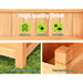 Greenfingers Garden Bed Raised Wooden Planter Outdoor Box