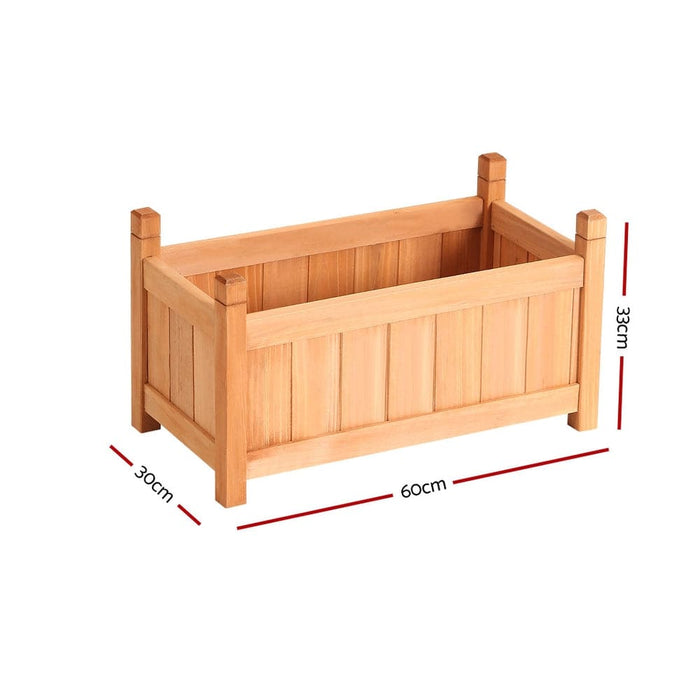 Greenfingers Garden Bed Raised Wooden Planter Box