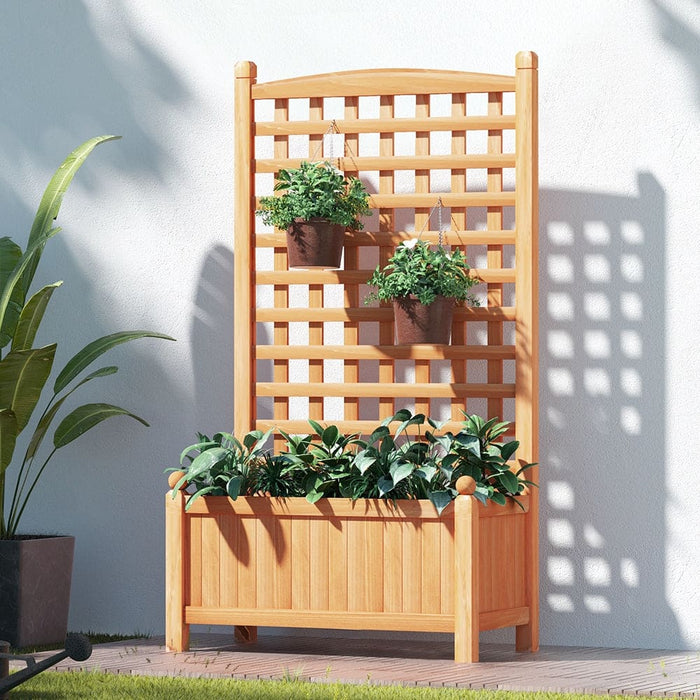 Greenfingers Garden Bed Raised Wooden Planter Box