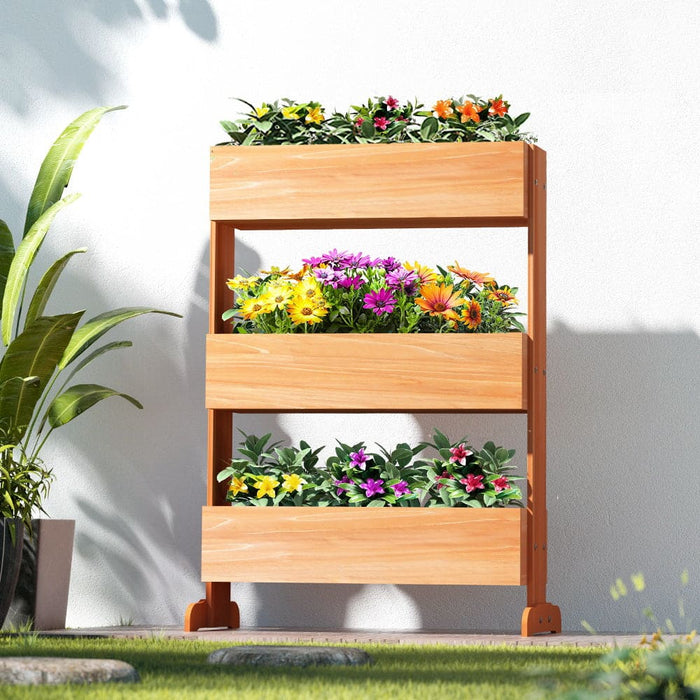 Greenfingers Garden Bed Raised Wooden Planter Box