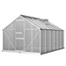 Greenfingers Greenhouse Aluminium Green House Garden Shed