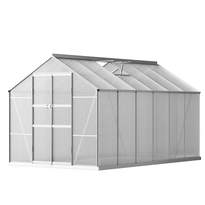 Greenfingers Greenhouse Aluminium Polycarbonate Green House