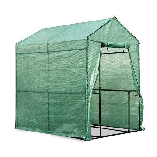 Greenfingers Greenhouse Garden Shed Green House 1.9x1.2m