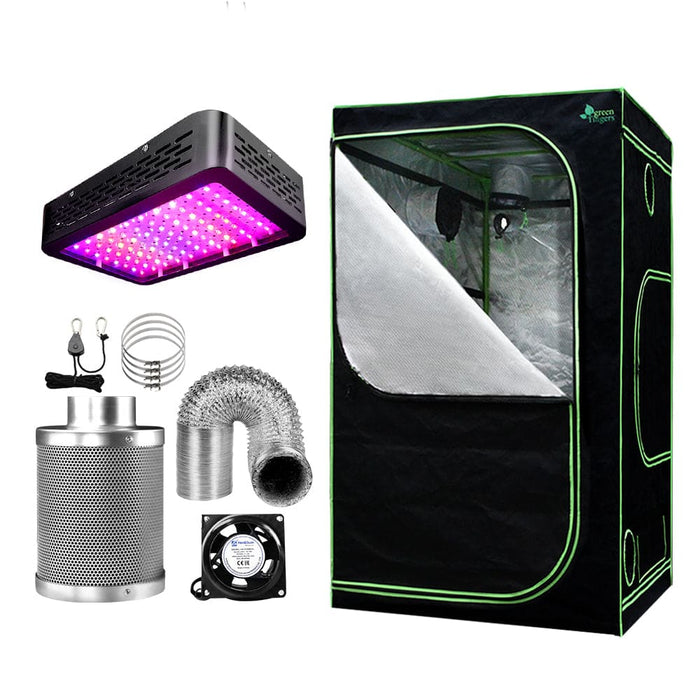 Greenfingers Grow Tent 1000w Led Light 90x90x180cm Mylar