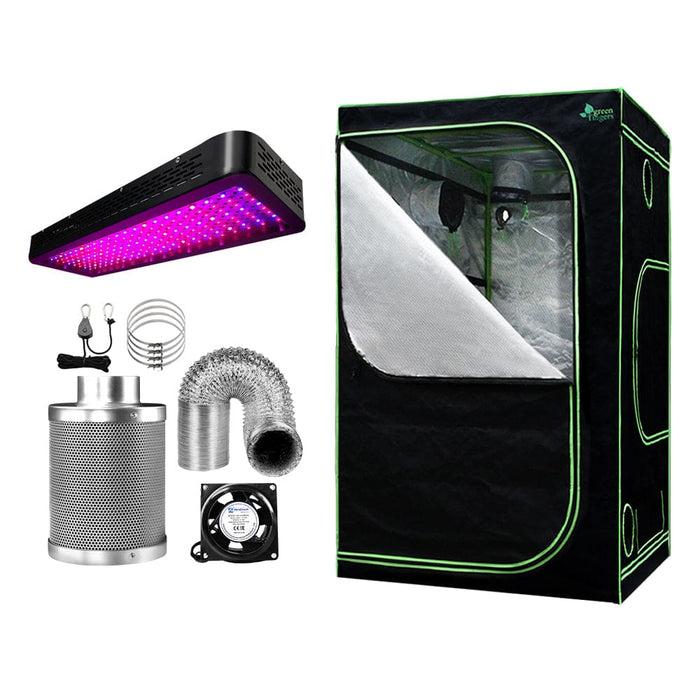 Greenfingers Grow Tent 2000w Led Light 120x120x200cm Mylar