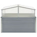 Greenhouse 100x100x85 Cm Galvanised Steel Grey Axabl