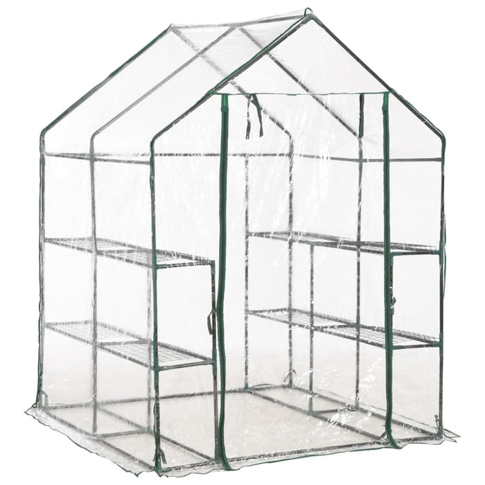 Greenhouse With 8 Shelves 143x143x195 Cm Alkoa