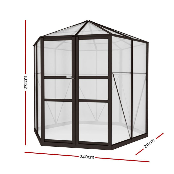 Greenhouse Aluminium 240x211x232 Cm Green House