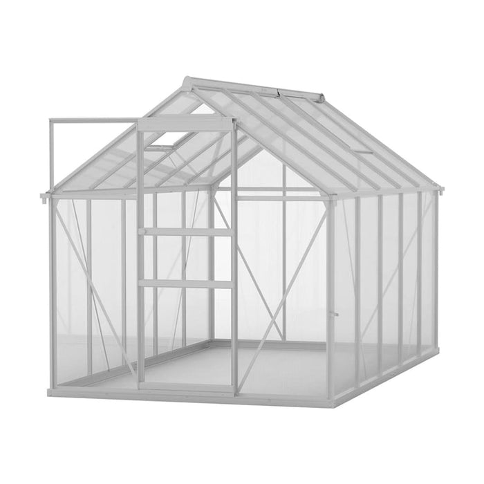 Greenhouse Aluminium Walk In Green