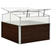Greenhouse Brown 100x100x85 Cm Galvanised Steel Apioo