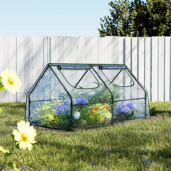 Greenhouse Flower Garden Shed Frame Tunnel Green House