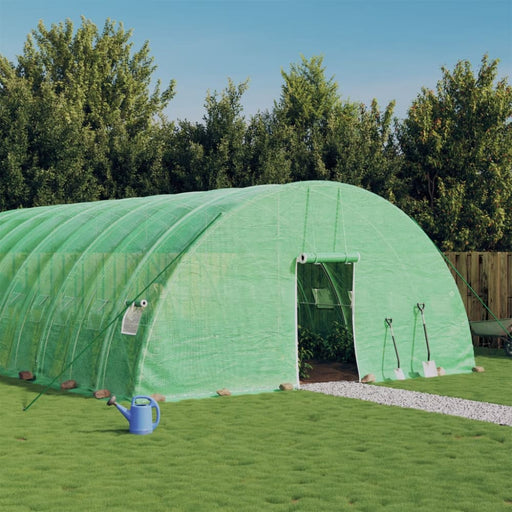 Greenhouse With Steel Frame Green 36 M² 6x6x2.85 m Tonnobl