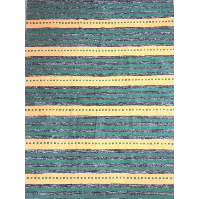 Green/yellow Cotton Rug 150x200 Cm