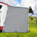 Goslash Picks Grey Caravan Privacy Screen 1.95 x 2.2m End