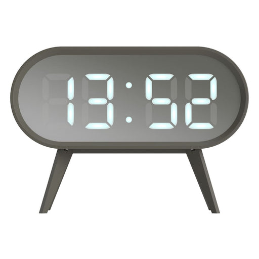 Grey Cyborg Led Alarm Clock For Space El