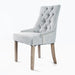 Grey French Provincial Dining Chair Amour Oak Leg