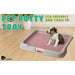 Grey Dog Pet Potty Tray Training Toilet Portable T3